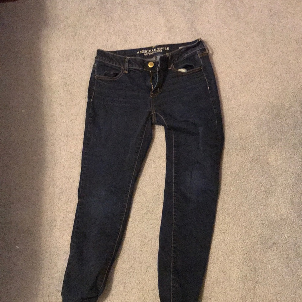 AE Dark Wash Jeans Super Stetch Jeggings